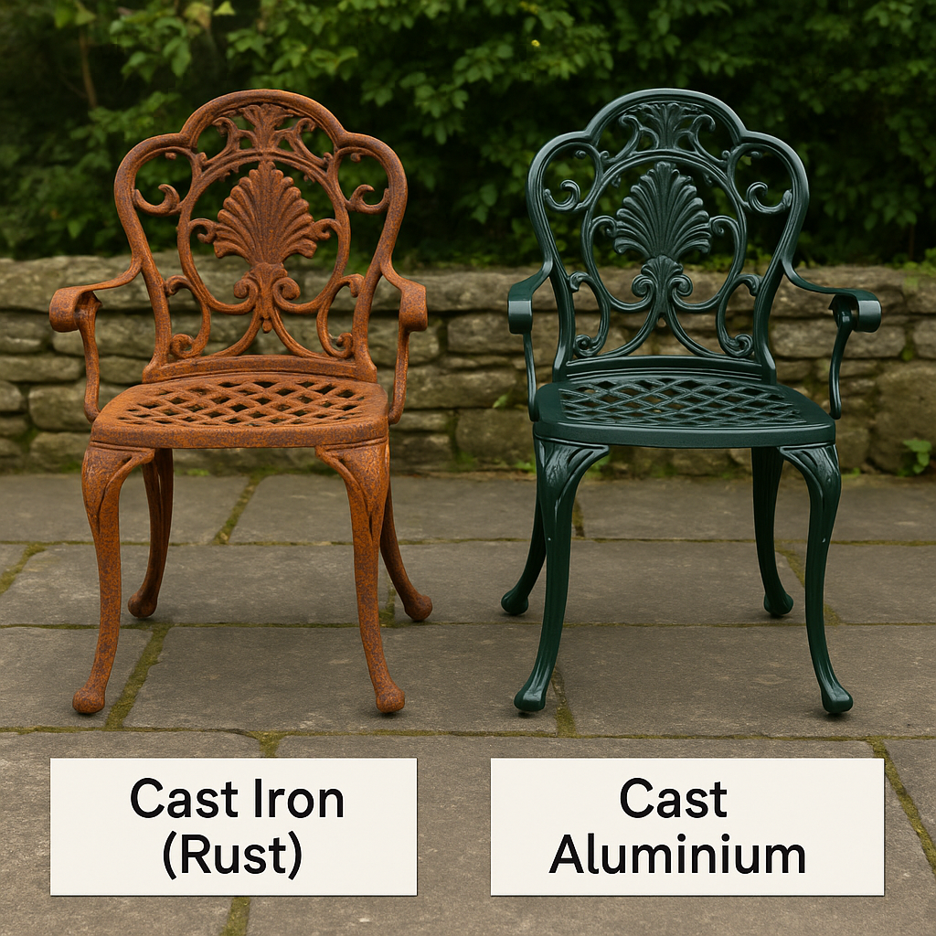 What’s the Difference Between Cast and Cast Aluminium Garden Furniture?
